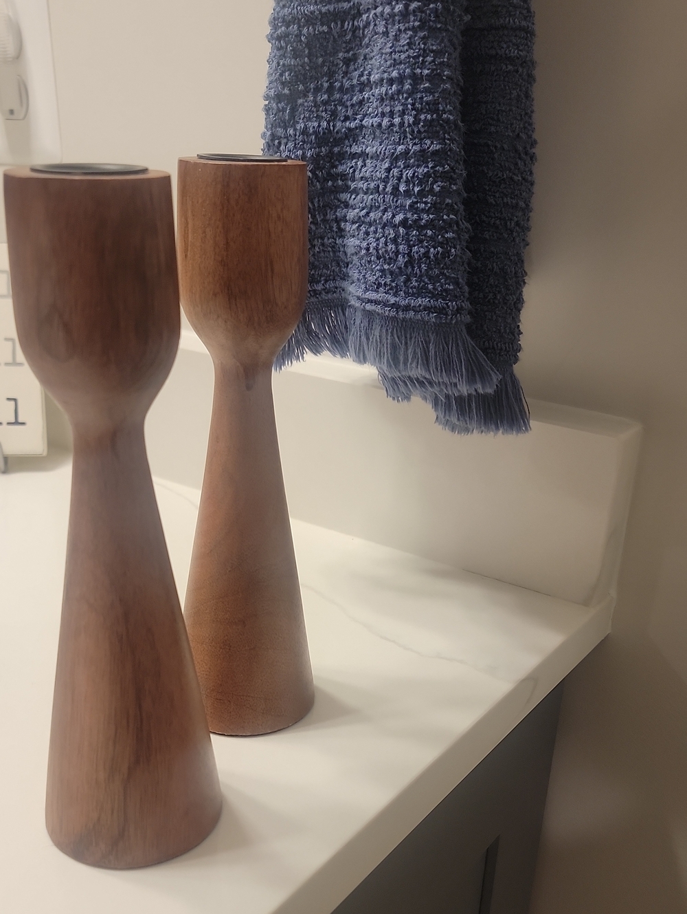 Wooden Candlesticks